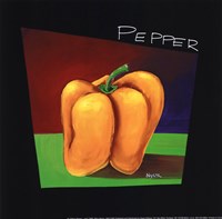 Yellow Pepper - mini Fine Art Print