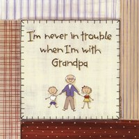 I'm Never in Trouble.. Framed Print