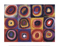 Farbstudie Quadrate, 1913 by Wassily Kandinsky, 1913 - 14" x 11"