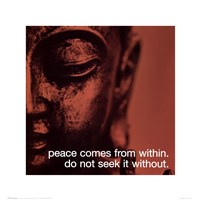 Buddha - iPhilosophy - Peace by Daphne Brissonnet - 16" x 16"
