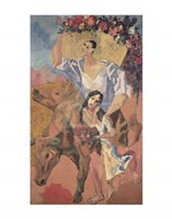 Composition: The Peasants, 1906 Fine Art Print