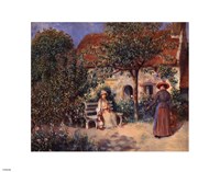 Garden Scene in Brittany, c. 1886 Fine Art Print
