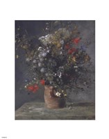 Flowers in a Vase, c. 1866 Fine Art Print