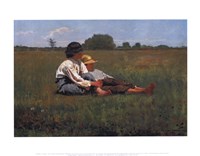 Boys in a Pasture, 1874 Fine Art Print