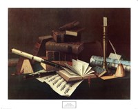 Music and Literature Fine Art Print