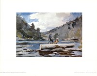 Hudson River Logging Fine Art Print