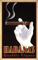 Habanas Quality Cigars Framed Print