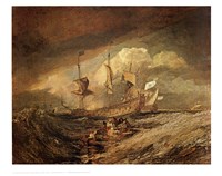Boats with Anchors by J.M.W. Turner - 28" x 22"