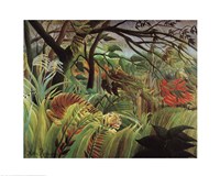 Surprised! Storm in the Forest by Henri Rousseau - 30" x 24"