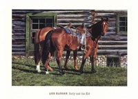 Curly and the Kid Fine Art Print