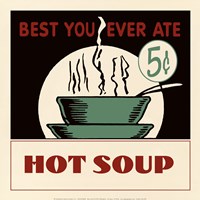 Hot Soup by Retro Series - 12" x 12"