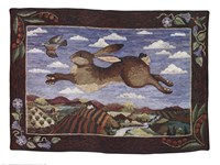 The Flying Hare Fine Art Print