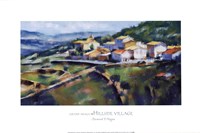 Hillside Village 16.5x25 Fine Art Print