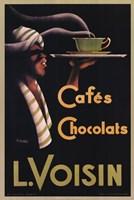 L. Voisin Cafes & Chocolats, 1935 Fine Art Print