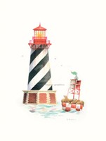 Seal Harbor Light Fine Art Print