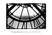 Clockface at the Musee d'Orsay Framed Print