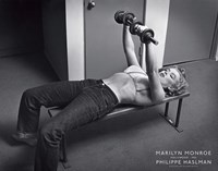 Marilyn Monroe with Weights Fine Art Print