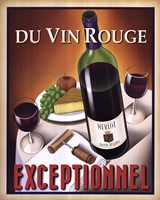 Du Vin Rouge Exceptionnel Framed Print