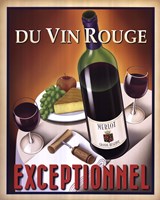 Du Vin Rouge Exceptionnel Fine Art Print