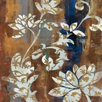 Moonlight Magnolia Silhouette I Fine Art Print