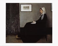 Portrait of the Artist's Mother by James Abbott McNeill Whistler - 30" x 24"