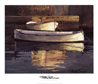 Barcas al Atardecer Fine Art Print