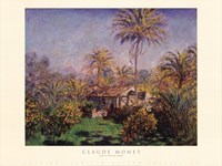Small Country Farm at Bordighera by Claude Monet - 40" x 30"