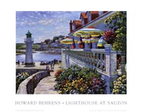 Lighthouse At Sauzon Fine Art Print