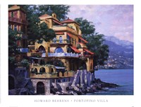 Portofino Villa by Howard Behrens - 24" x 18"