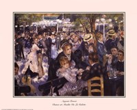 Dance at Moulin de la Galette by Pierre-Auguste Renoir - 20" x 16"
