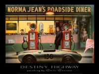 Destiny Hwy-White Border Fine Art Print