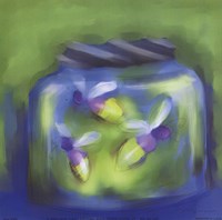 Fireflies In Jar Fine Art Print