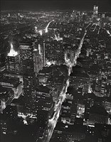 Night View of Lower Manhattan Fine Art Print