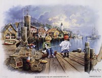 Fishing Docks Fine Art Print