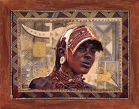 African Warrior I by Rob Hefferan - 28" x 22"