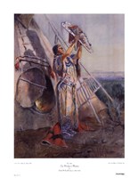 Sun Worship In Montana Fine Art Print