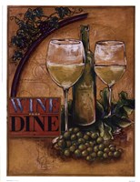 Wine and Dine II Fine Art Print