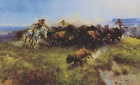 The Buffalo Hunt Fine Art Print