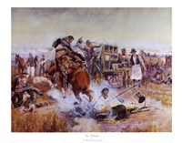 Bronc To Breakfast Fine Art Print