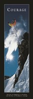 Courage-Snowboard Fine Art Print