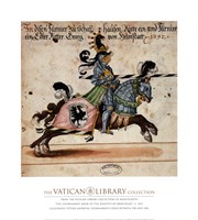 Knight With Black Javelin Fine Art Print