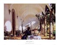 Breakfast In The Loggia by John Singer Sargent - 26" x 20"