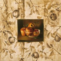 Manzanas En La Mesa Fine Art Print