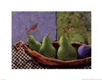 Plums and Pears I Fine Art Print