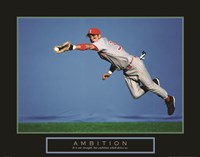 Ambition - Baseball Player Fine Art Print