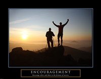 Encouragement - Climbers Fine Art Print