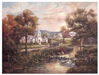 Vermonts Colonial Times by Carl Valente - 50" x 38"