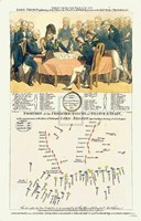 Trafalgar Battle Plan Fine Art Print