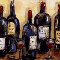 Wine Bar by Nicole Etienne - 8" x 8"