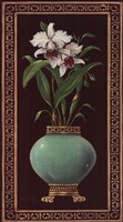Ginger Jar With Orchids II Fine Art Print